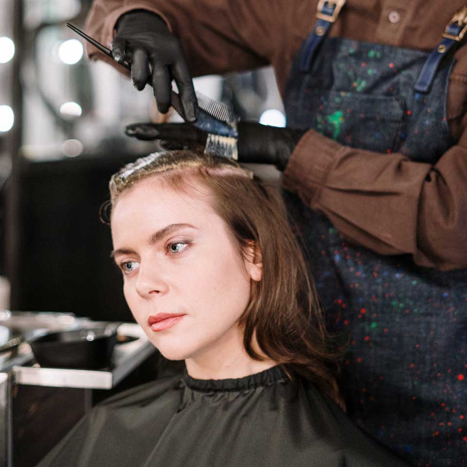 premium hair salon hair coloring