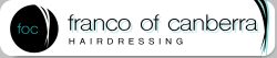 Franco Of Canberra Hairdressing Logo ver 4