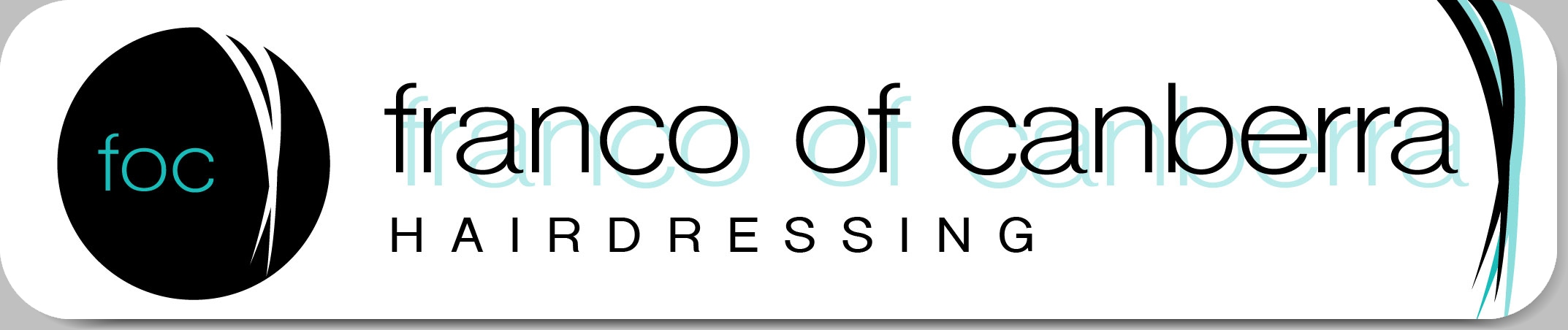 Franco Of Canberra Hairdressing Logo ver 4